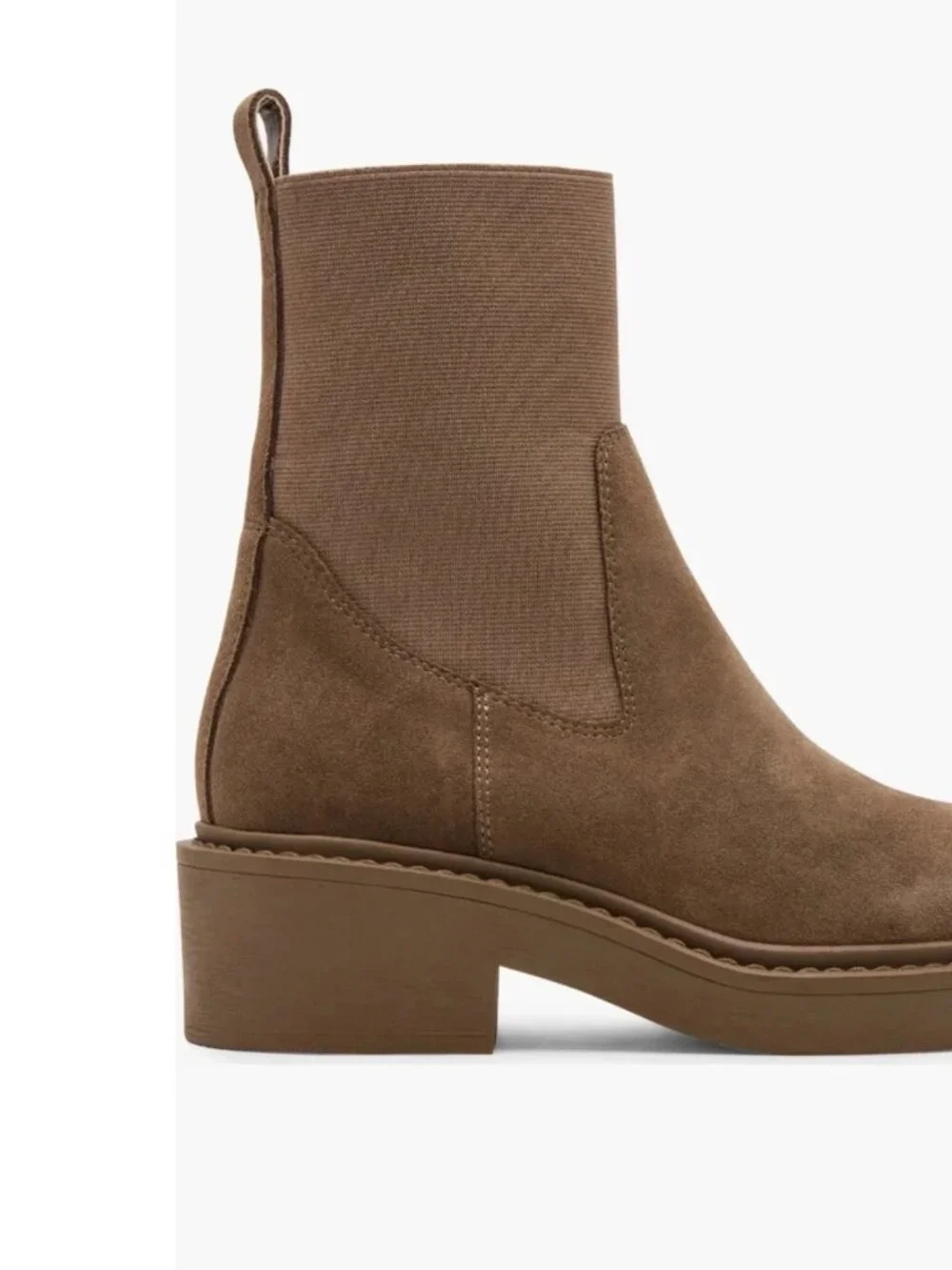 NEW  $180 Blondo Frankie Waterproof Chelsea Boot   11 M, TAUPE SUEDE